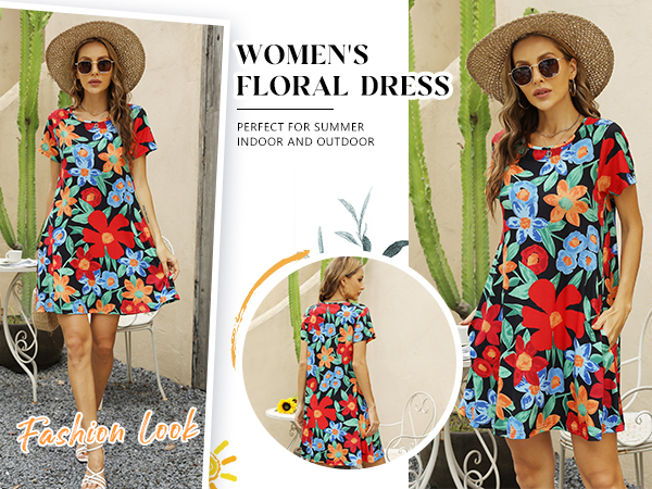 floral summer dress