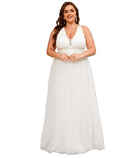 plus size summer wedding dress plus size bridal dress plus size formal dress evening dress