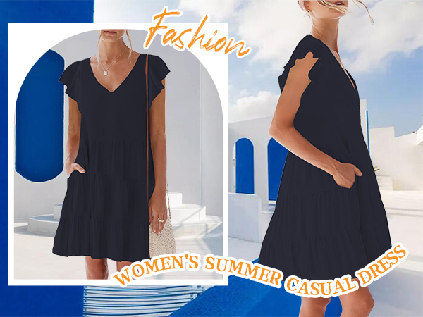 womens summer casual dresses