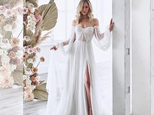 long sleeve wedding dress