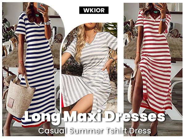 maxi dress short sleeve,flowy dresses for women